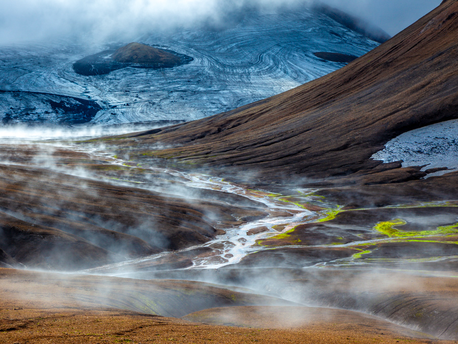 paysage sauvage glacier en Islande